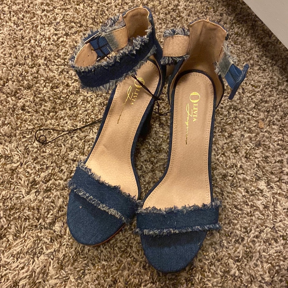 Jeans heels